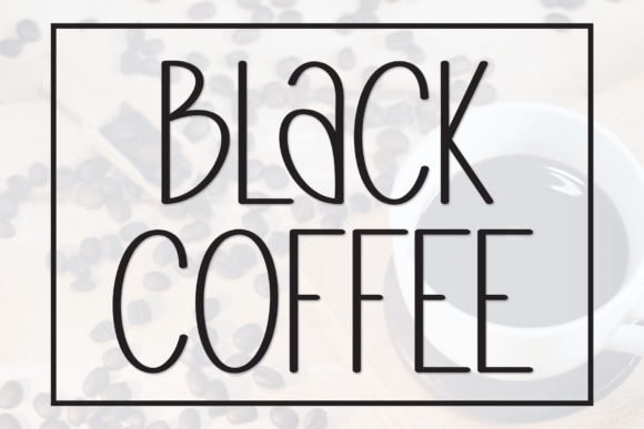 Black Coffee: The Handwritten Font for Joyful Design