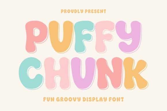 Puffy Chunk: A Playful Font for Bold Branding