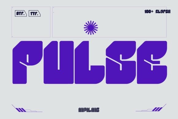 Pulse: A Futuristic Font for High-Impact Design