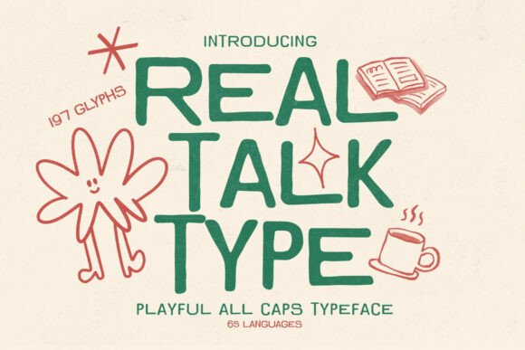 Real Talk Type: The Bold Font for Authentic Branding